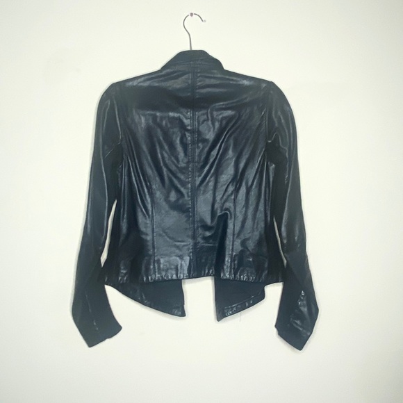 GENUINE LEATHER JACKET. JUNE BLACK from Bloomingdale’s - Picture 7 of 12